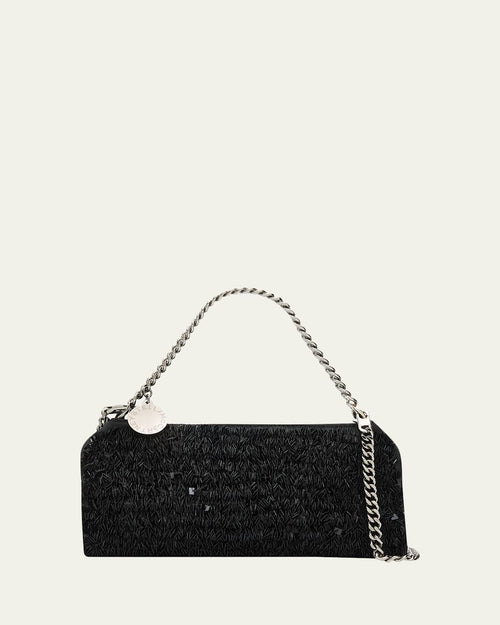 Falabella Mini Sequin Evening Top-Handle Bag