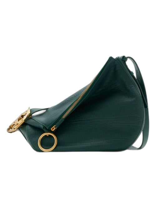 Women's Knight Leather Medium Bag in Green | 8075256148059 Color B7325