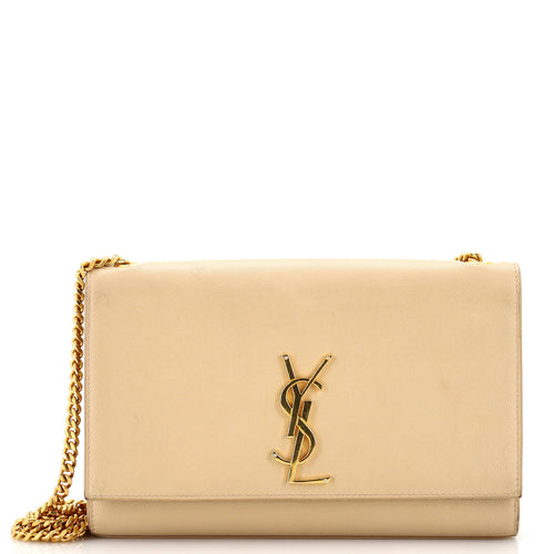 Classic Monogram Crossbody Bag Grainy Leather Medium