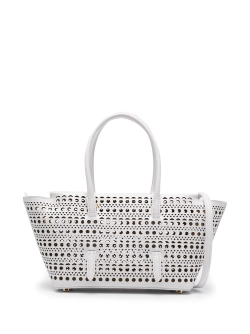 Women's Neo Mina 20 Vienne Leather Tote in White | Size UNI | AA1S03120CA303