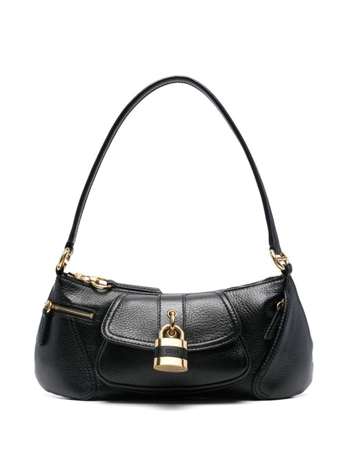 Women's The 99 Leather Shoulder Bag in Black | Size UNI | CHC24AS710N84
