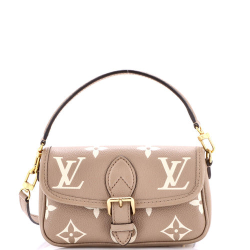 Diane NM Handbag Bicolor Monogram Empreinte Giant Nano