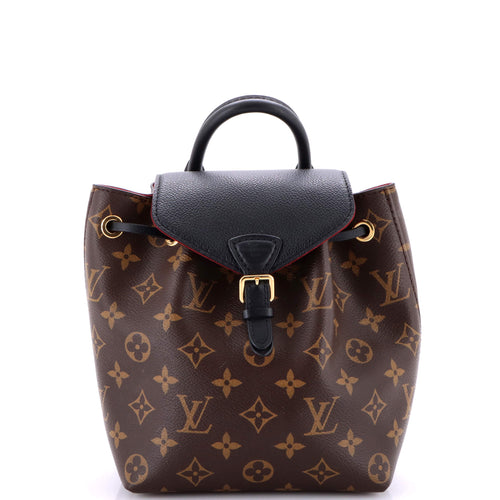 Montsouris NM Backpack Monogram Canvas with Leather BB