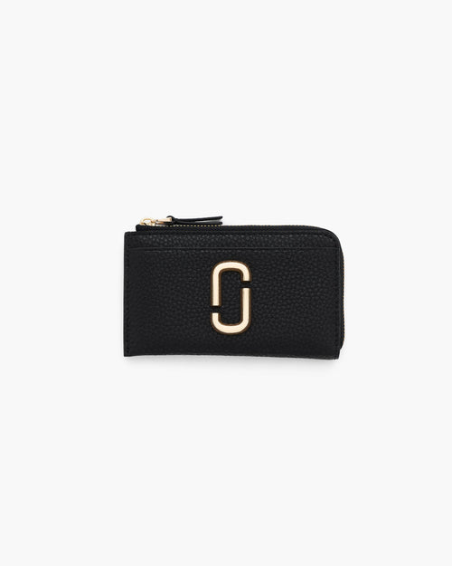 Marc Jacobs The Pebble J Marc Top Zip Multi Wallet in Black