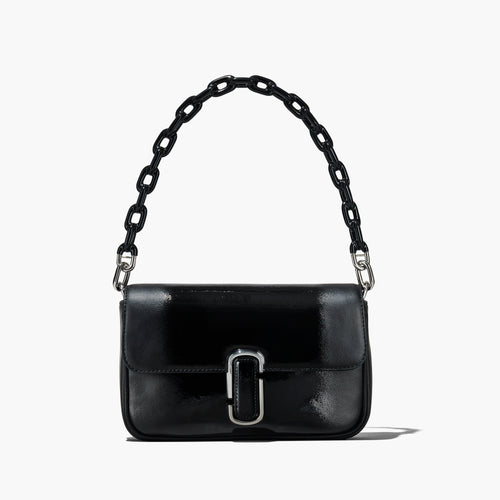 The Shadow Patent Leather J Marc Shoulder Bag in Black