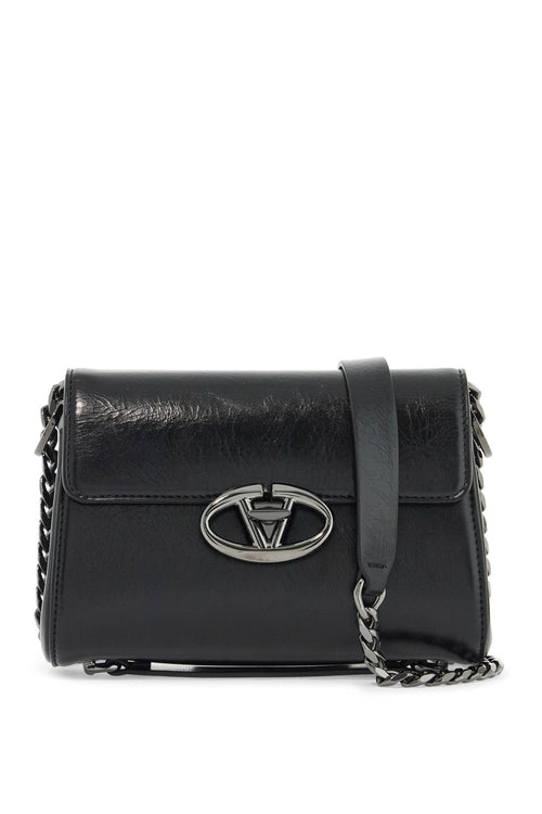 Women's Small Vlogo Locker Shoulder Bag in Black | 5W0B0Q64IAP