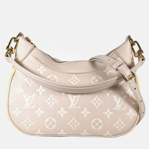 Beige/Pink/Yellow Monogram Empriente Leather Spring In The City Bagatelle Hobo Bag