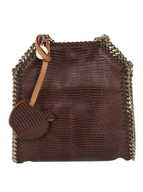 Women's Mixed Fabric Stylish Handbag in Chocolate Brown | Size UNI | 391698WP0408 Color 2012
