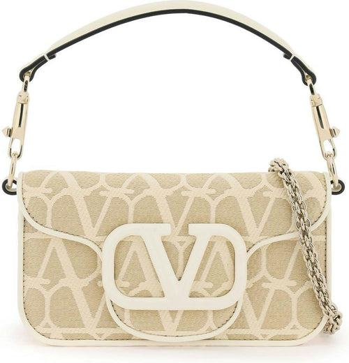 Women's Locò Small Shoulder Bag in Nude & Neutrals | Size UNICA | 4W2B0L97IVW