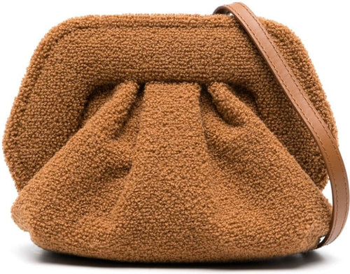 Women's Gea Sponge Clutch Bag - Brown | Size UNI | TMFW23GCOR4GEATOFFEE