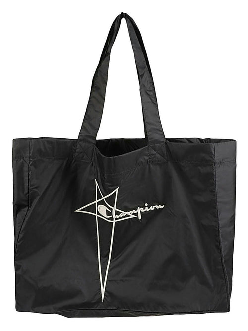 Women's Nylon Logo Tote Bag in Black | Size UNI | CW02C5790CHNY09