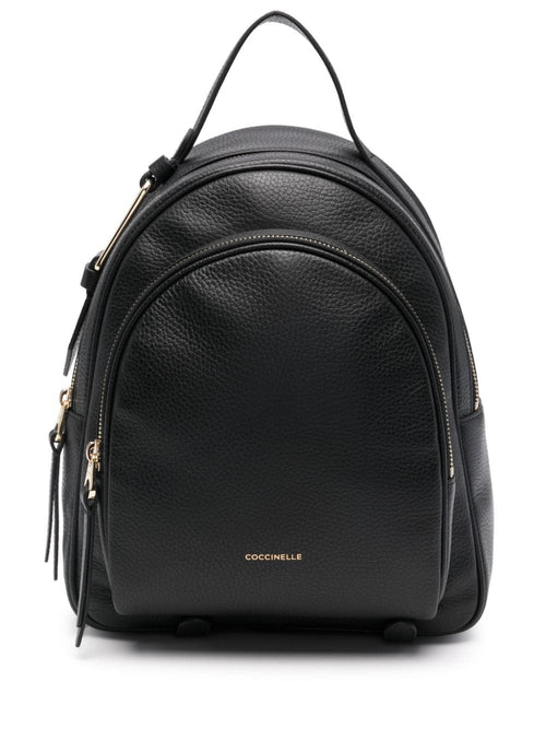 Women's Leather Backpack With Logo in Black | Size UNI | E1R1K140201 Color 001
