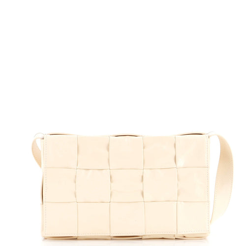 Cassette Crossbody Bag Stretch Maxi Intrecciato Leather