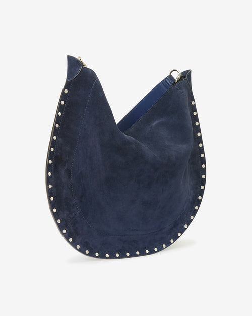 Schultertasche Oskan Hobo Soft - Damen - Dark Midnight - Isabel Marant