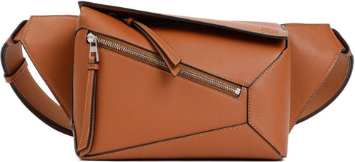 Men's Puzzle Edge Small Bumbag in Nude & Neutrals | Size UNICA | B510SEBX02