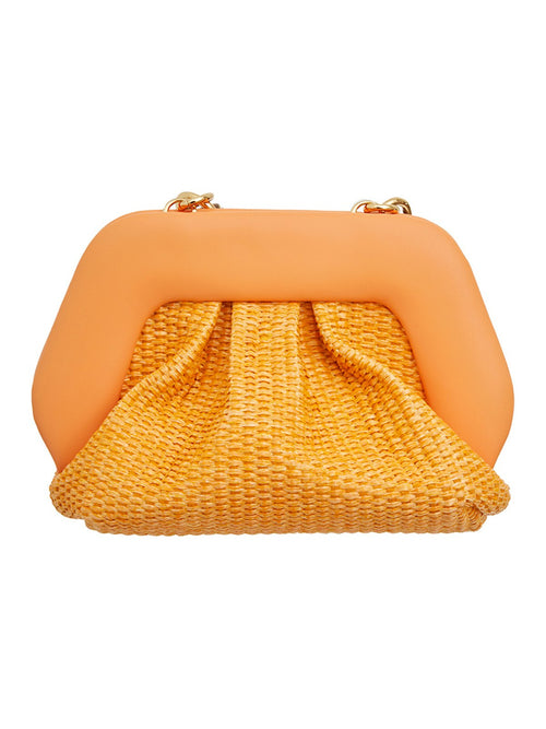 Women's Vegan Straw Bag in Brown | Size UNICA | HTMSR24GP82 Color Brown