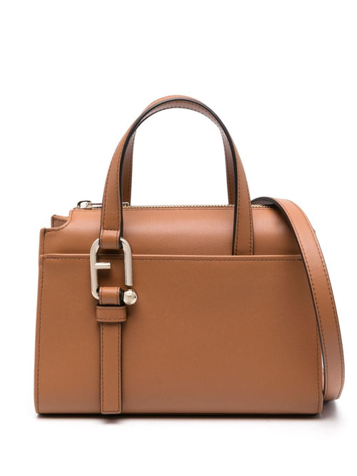 Women's Cognac Leather Handbag in Brown | Size UNI | WB01337 Color BX2045RY000