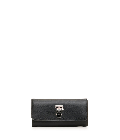 | Women's Karl Pin Contintental Wallet | Black
