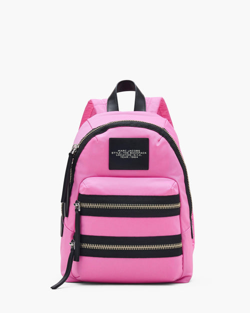Marc Jacobs The Biker Nylon Medium Backpack in Bow Pink