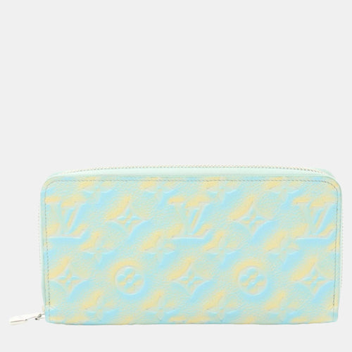Blue Stardust Monogram Empreinte Leather Zippy Wallet