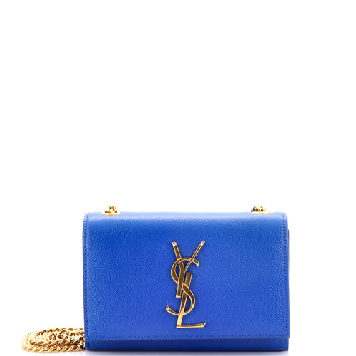 Classic Monogram Crossbody Bag Grainy Leather Small