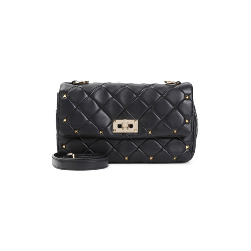 Women's Rockstud Spike Small Shoulder Bag in Black | Size UNICA | 5W2B0Q04IGX