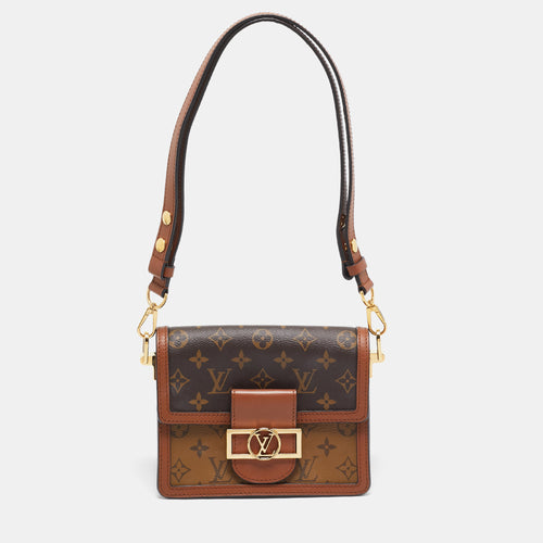 Reverse Monogram Canvas Mini Dauphine Bag