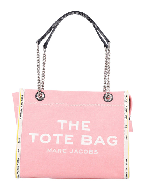 Women's The Medium Tote Bag in Ribbon Rose | 24A2F4HTT018H05 Color 669