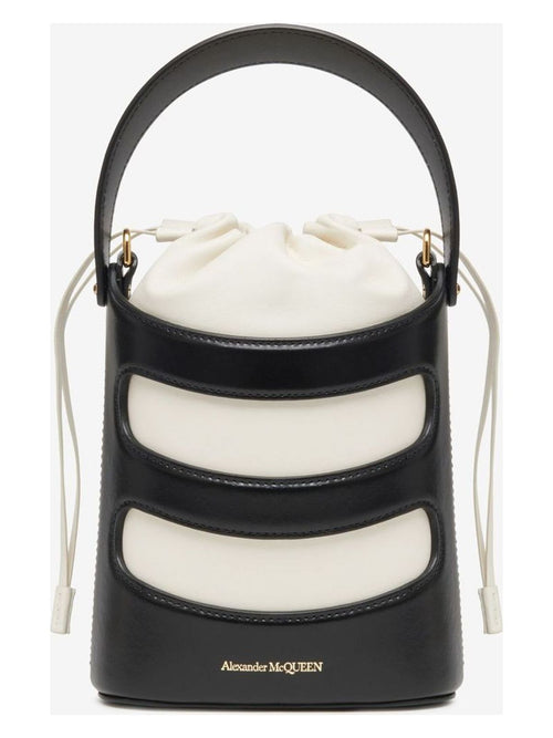 Women's The Rise Mini Bucket Bag in Blackivory | 7959001VPHG