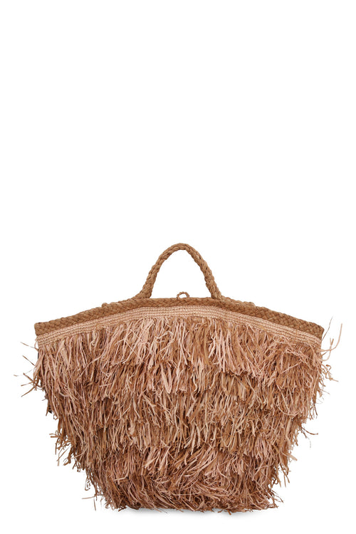 Women's Braided Dodo Tote Bag in Beige | BRAIDEDDODOBAGL Color M55