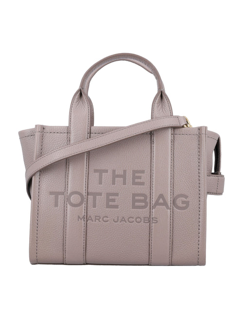 Women's The Mini Tote Leather Bag in Cement | 24AH009L01SP21 Color 055