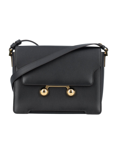 Women's New Trunk Shoulder Bag in Black | 24ASBMP0195U0P6948 Color 00N99