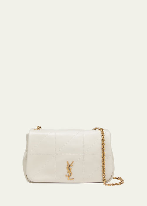 Jamie 4.3 Small YSL Shoulder Bag in Quilted Smooth Leather