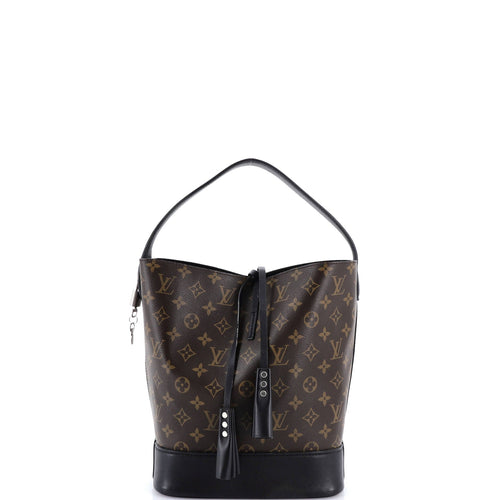 NN14 Idole Bucket Bag Monogram Canvas and Leather GM