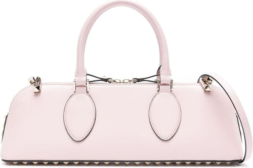 Women's Rockstud East-West Zip-Up Tote Bag in Rosequartz | 3W0B0M73PLX