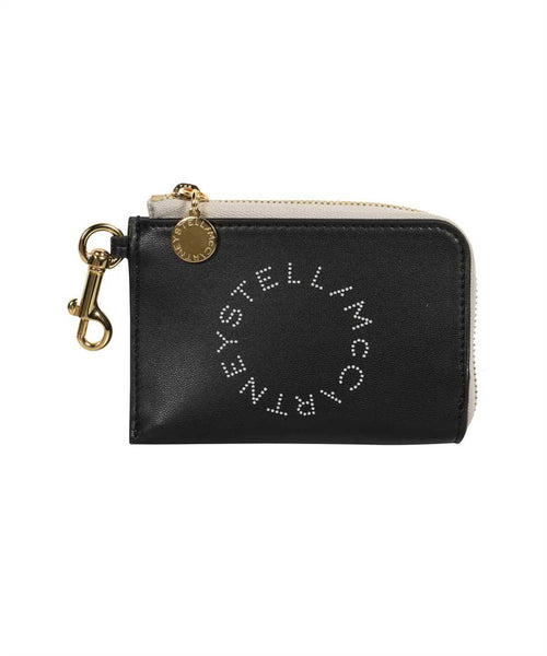 Women's Stella Logo Alter-Nappa Card Holder in Black | 7P0007W8856 Color 1000