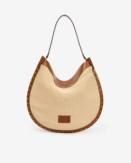 Tasche Oskan Hobo Soft - Damen - Natural And Cognac - Isabel Marant