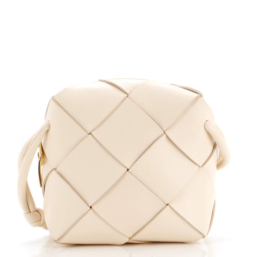 Cassette Camera Crossbody Bag Maxi Intrecciato Leather Mini