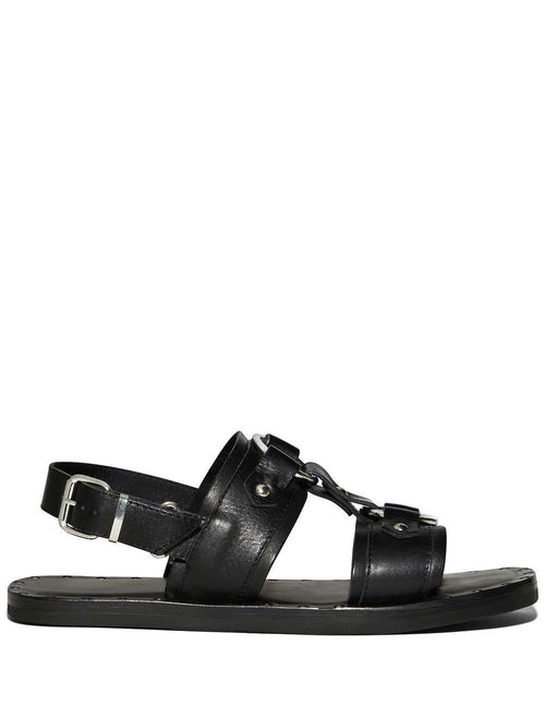 Men's Harleysandalsflat Sandals in Nero | Size 41.5 | FSM0065204000012124