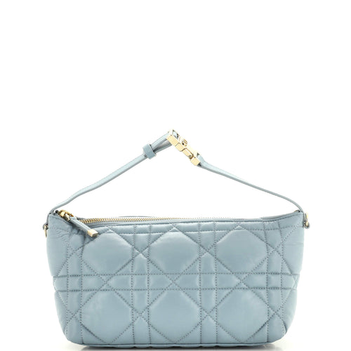 DiorTravel Nomad Pouch Macrocannage Quilt Calfskin Medium