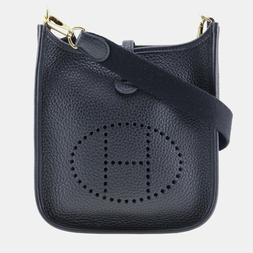 Hermès Evelyne TPM Shoulder Bag Amazon Taurillon Clemence Made in France 2020 Black/Gold Hardware Y Crossbody Snap Button EvelyneTPM Women's