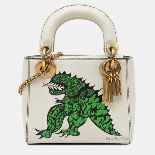Limited Edition Niki De Saint Phalle Mini Calfskin Dragon Lady Dior
