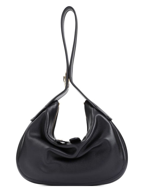 Women's Go Hobo Small Leather Bag in Black | Size UNICA | 4W0B0N54ZFJ