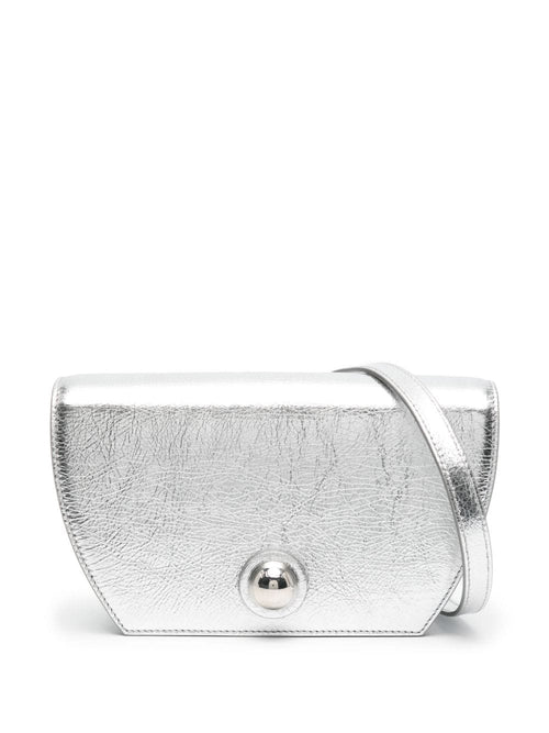 Women's Silver-Tone Pebbled Leather Bag | Size UNI | WB01244 Color BX3000Y3000