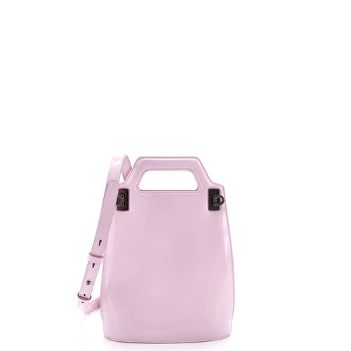 Wanda Top Handle Shoulder Bag Leather North South