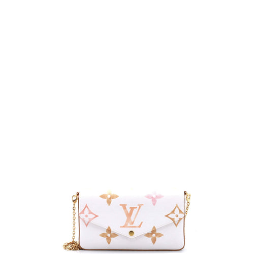 Felicie Pochette By The Pool Monogram Watercolor Giant