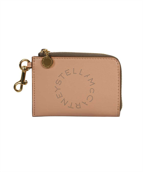 Women's Stella Logo Alter-Nappa Card Holder in Pink | 7P0007W8856 Color 6802