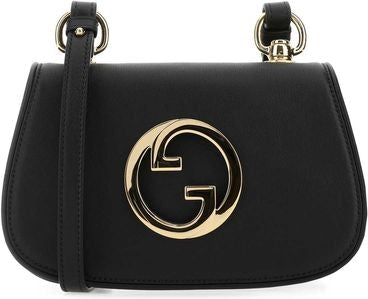 Women's Blondie Mini Shoulder Bag Leather, Monogram, 5.5 in Blck/Oran | 698643UXXAG