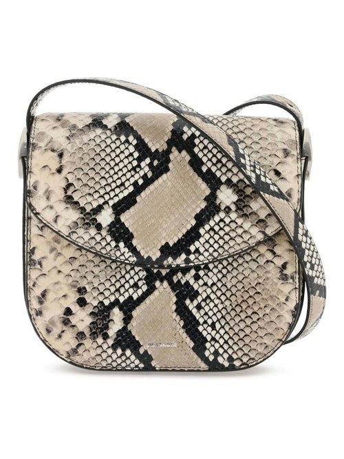 Women's Python Leather Coin Shoulder Bag With Textured Finish in Mixed Colours | J07WG0055P6963