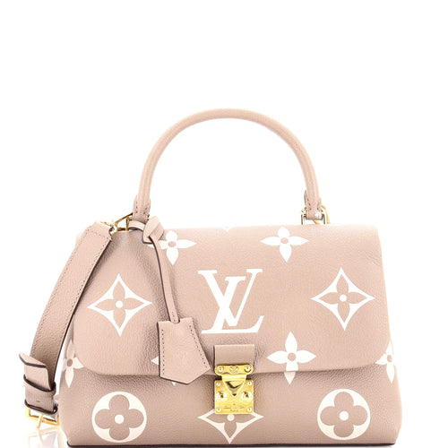 Madeleine Handbag Bicolor Monogram Empreinte Giant MM
